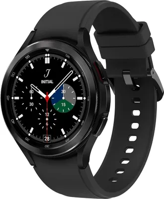 Produktbild von Samsung Galaxy Watch4 Classic 46mm, Bluetooth, Wear OS, rotierende Lünette, Fitness -Tracker, Schwarz