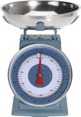 Obrázek produktu pro Koopman Kuchyňská váha RETRO do 5kg - modrá
