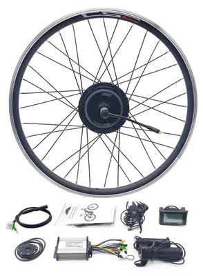 Immagine prodotto di Kit di conversione elettrica per bicicletta - Kit per trasformare una bicicletta in elettrica - Motore per mountain bike - Motore posteriore da 500W - 48V