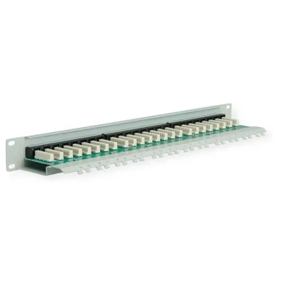 Image de ROLINE Cat.6/Class E 19" Patch Panel, 24 Ports, UTP light grey