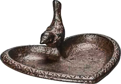Produktbild von Flora Vogeltränke Herz zum Stellen 19 x 17,5 x 9 cm