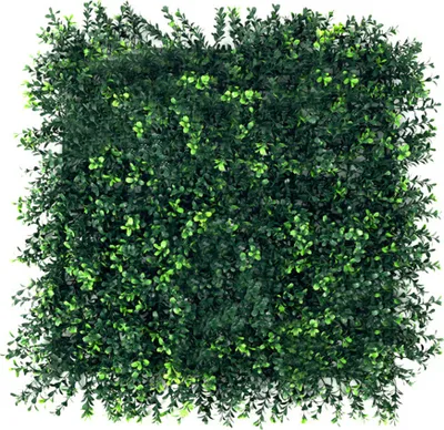Image de Buxibo Kit Haie Artificielle - 4x50x50 cm - Mur Vert - Lierre Artificiel - Pare-vue balcon - Plantes artificielles intérieur/extérieur - Lierre