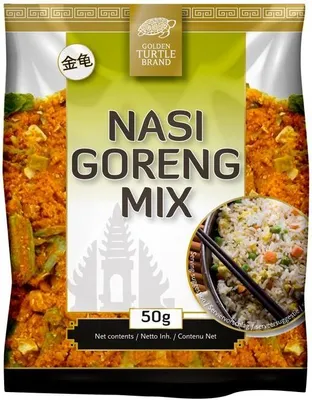 Immagine prodotto di GOLDEN TURTLE Miscela di spezie con verdure per Nasi Goreng 50 g | Miscela per Nasi Goreng