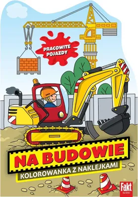 Obrázek produktu pro Na staveništi. Omalovánky se samolepkami