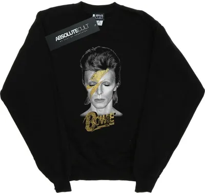 Produktbild von David Bowie - "Aladdin Sane" Sweatshirt für Damen BI14847 (S) (Schwarz)