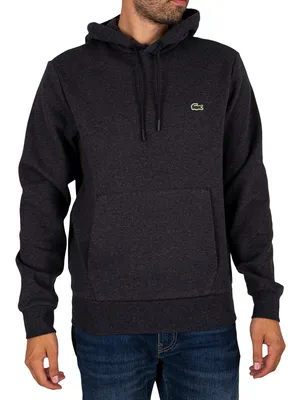 Produktbild von Lacoste heren hoodie sweatshirt, antraciet grijs