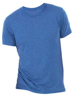 Produktbild von Canvas Triblend Herren T-Shirt mit Rundhalsausschnitt LT775 (S) (Königsblau Triblend)
