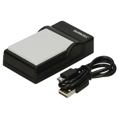 Produktbild von Duracell Ladegerät mit USB Kabel für DR9933/NB-7L