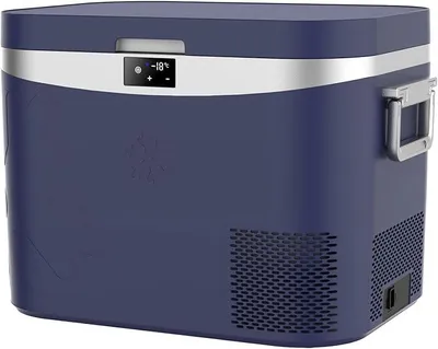 Produktbild von BINGI Kompressor Kühlbox 18L Mini Tragbarer Elektrischer Kühlschrank 12/24V DC Elektrischer Gefrierschrank Tragbarer Gefrierschrank für Auto LKW Picknick Camping und Heimgebrauch