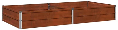 Immagine prodotto di Aiuola rialzata in acciaio inossidabile, 160 x 80 x 24 cm