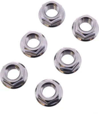 Produktbild von Satz von 6 JMP M10x1.25 mm Titan Kronenmuttern