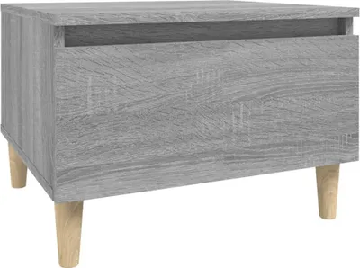 Obrázok produktu pre vidaXL Bočný stolík Grey Sonoma 50x46x35 cm odvodený výrobok z dreva