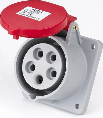 Produktbild von CEE Einbausteckdose gerade 16A 5-polig IP44 400V Starkstrom
