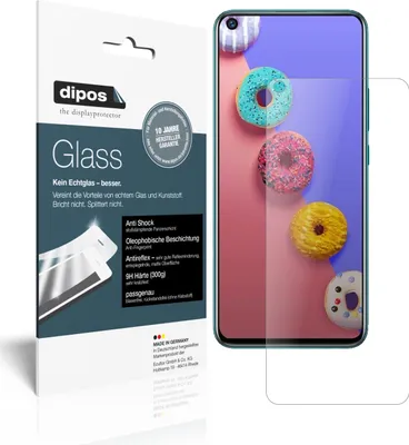 Produktbild von 2x Schutzfolie für Infinix S5 matt - Anti-Shock 9H Folie dipos Glass Kunststoffglas