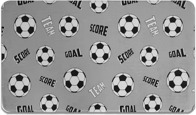 Image de Tapis de football, antidérapant, 60 x 90 cm, lavable, pour chambre d'enfant