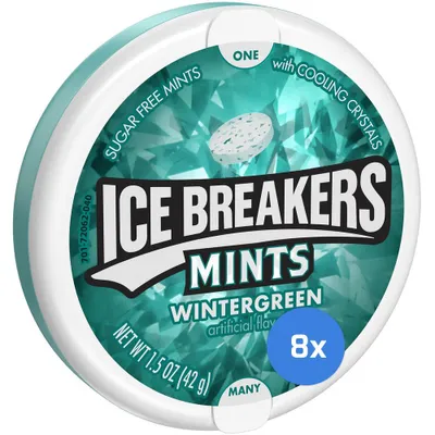 Produktbild von Ice Breakers Mints Wintergreen (8 x 42g)