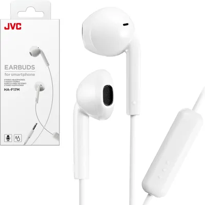 Produktbild von JVC HAF17MW Kopfhörer mit Mikrofon und Fernbedienung, Weiß