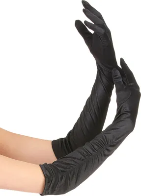 Produktbild von Lange Damen-Handschuhe schwarz 46cm - Einheitsgröße