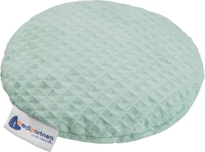 Immagine prodotto di Cuscino di pietra di ciliegia, cuscino termico, cuscino di semi per bambini 180g rotondo 15cm menta