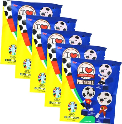 Produktbild von Topps I love Football Figur - UEFA EURO 2024 Germany - EM Sammelfigur - 5 Tüten