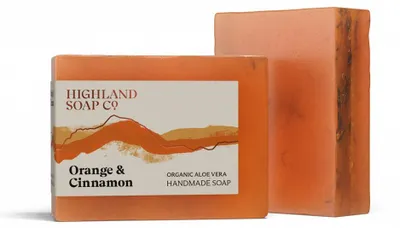 Produktbild von The Highland Soap Company Seife Sweet Orange & Cinnamon 150g