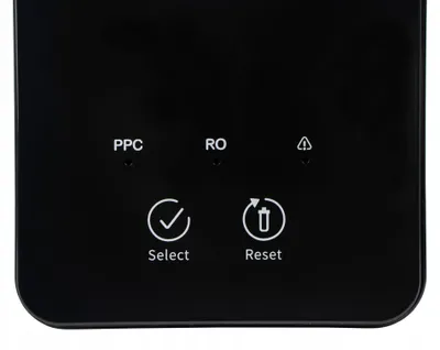 Zdjęcie produktu dla SYSTEM ODWRÓCONA OSMOZA VIO AW-RL03-600G CZARNY WYDAJNOŚĆ 1,6 l/m LED KRAN