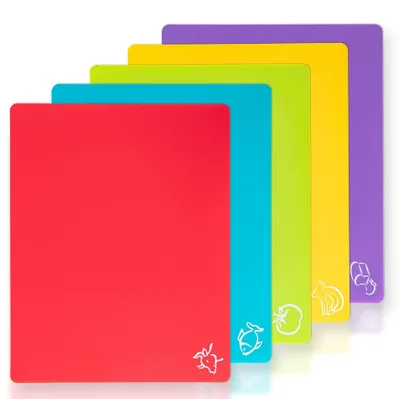 Imagen del producto de Juego de 5 tablas de cortar flexibles