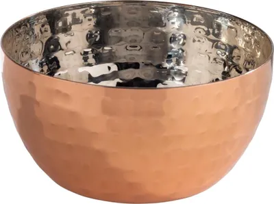 Produktbild von APS 40738 Servierschale MUMBAI , Edelstahl, gehämmerte Oberfläche, Kupfer-Look, Ø 9 cm, Höhe 5 cm, 0,2 Liter