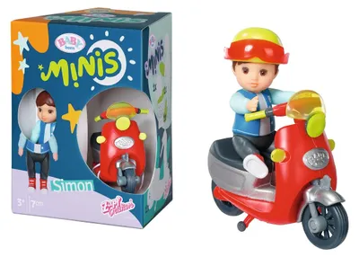 Immagine prodotto di BABY born Minis Set con monopattino e bambola