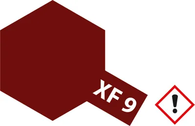 Produktbild von XF-9 Rumpf Rot matt - 23ml Acrylstreichfarbe wasserloeslich Tamiya 300081309