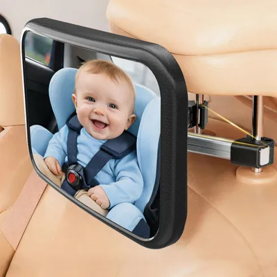 Produktbild von SURFOU Autospiegel Baby Rücksitz Spiegel Auto Baby Rückbank mit Hakenclip 360 °
