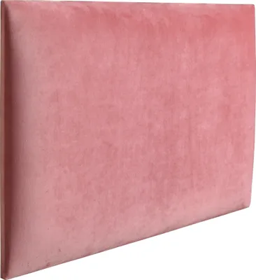 Produktbild von RAVIO Wandpaneel Wandkissen als Kopfteil für Bett 3D Wandverkleidung mit Schaumstoff Wandpolster Wanddeko (60 x 40 cm, Farbe: Schmutziges Rosa - Magic Velvet 2257)