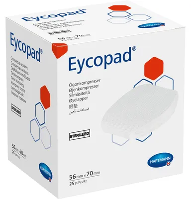 Produktbild von EYCOPAD AUGEN 56X70 STERIL, 25 St KOM
