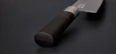 Kochmesser 23 cm Klinge, rostfreier Stahl, schwarzer Griff
