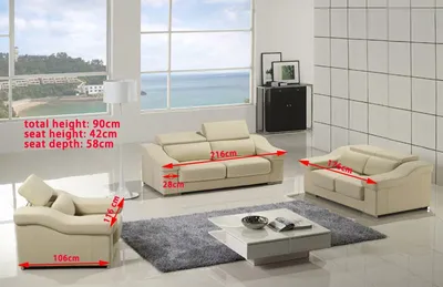 Zdjęcie produktu dla Sofa zestaw design kanapa tapicerka 311 osobowy zestaw skórzane sofy skórzane