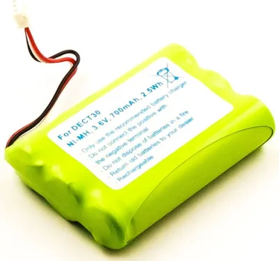 Produktbild von Akku für Multitone P 11 NiMH 3,6 Volt 600 mAh schwarz.