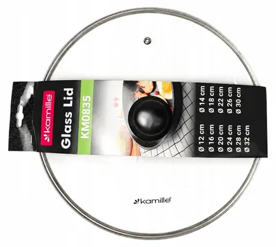 Produktbild von GLASDECKEL FÜR PFANNEN UND TÖPFE, UNIVERSAL, 22 cm, KAMILLE