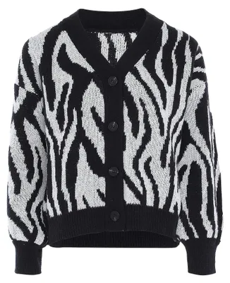 Produktbild von AODA damen strickjacke - wollweiss, M/L