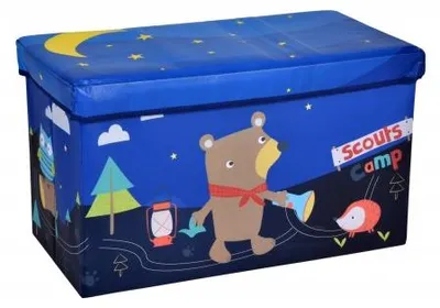 Obrázek produktu pro Skládací taburet Teddy modrý