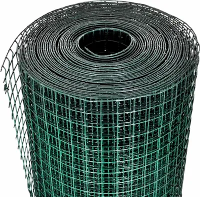 Produktbild von vidaXL Drahtzaun für Hühner Verzinkt mit PVC-Beschichtung 10x1 m Grün