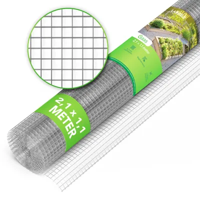 Fijnmazig verzinkt Gaas 2,1x1,1 m, Maschenweite 6,3 mm