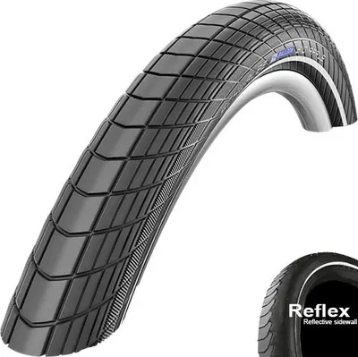 Produktbild von Schwalbe Reifen Big Apple 14x2.00\" 50-254 schwarz Reflex HS430 Draht