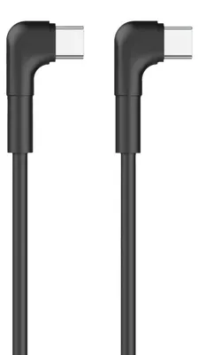 Zdjęcie produktu dla Maxlife Kabel Kątowy Mxuc-09 Usb-C - Usb-C 1,0 M 60W Czarny