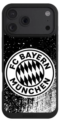 Produktbild von NIVOCASE Handyhülle für Apple iPhone 18 Pro Max Hülle NIVOpure Case Schwarz FC Bayern München FCB Offizielles Lizenzprodukt