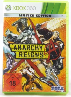 Zdjęcie produktu dla SEGA Anarchy Reigns - Limited Edition, Xbox 360, Tryb multiplayer, od 17 lat, Nośnik fizyczny