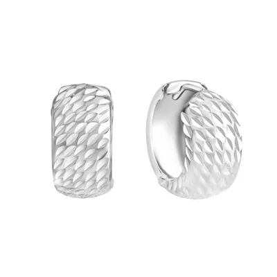 Produktbild von Zeeme Basic Creolen 925/- Sterling Silber 1,6cm weiß ohne 324210007