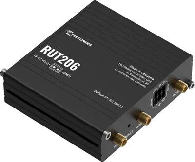 Produktbild von TELTONIKA RUT206 – Industrieller 4G-Router