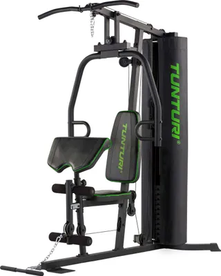 Image de Station de musculation Tunturi HG20, MultiGym avec 12 poids de 5 kg, bloc de poids 60 kg,