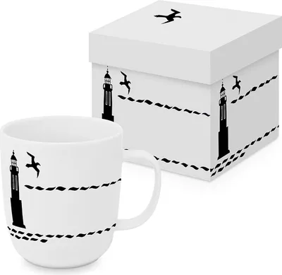 Image de Tasse en porcelaine dans un emballage cadeau - Phare