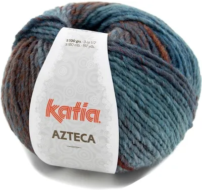 Obrázek produktu pro Katia Azteca 7872  Blue/Rust/Brown Pletací příze